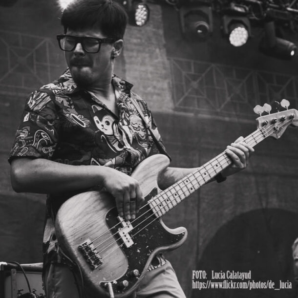 Playin bass