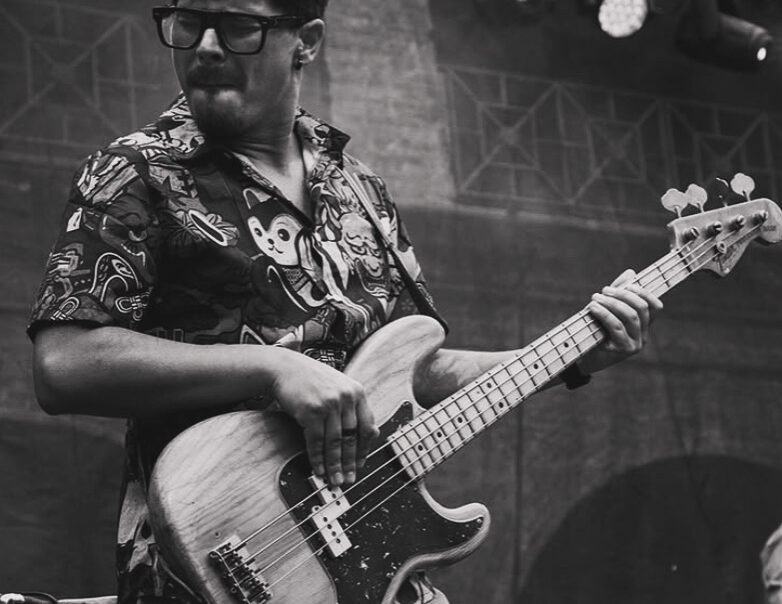 Playin bass